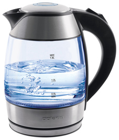 Чайник электрический Polaris PWK 1850CGL Black/Silver