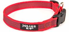 Ошейник для собак повседневный Julius-K9 Color & Gray, обхват шеи 52 см, красно-серый