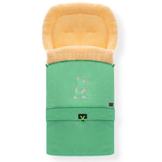 Конверт зимний меховой Nuovita Alaska Pesco Verde chiaro, Салатовый