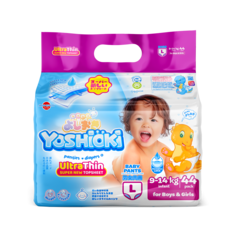 Трусики-подгузники Yoshioki Ultra-Thin L (9-14 кг), 44 шт.