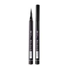 Подводка-фломастер для глаз Relouis стойкая Pro 24 Hour Eyeliner, 1.2 мл