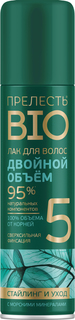 Лак для волос Прелесть Био Объем и сила сверхсильная фиксация 160 мл