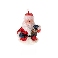 Свеча новогодняя Snowmen Е70494-1-GW Дед Мороз с фонарем 6,8 см