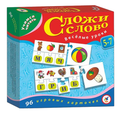 Игра учимся читать Дрофа сложи слово 1071