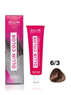 Крем-краска OLLIN PROFESSIONAL OLLIN COLOR для волос 6/3 темно-русый золотистый 100 мл