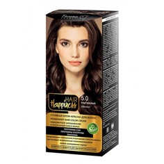 СТОЙКАЯ КРЕМ-КРАСКА ДЛЯ ВОЛОС БЕЛИТА HAIR HAPPINESS тон 5.0 СВЕТЛО-КАШТАНОВЫЙ