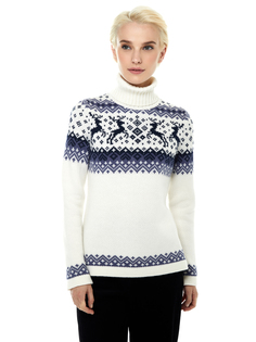 Свитер женский Scandica Deers синий 40/164