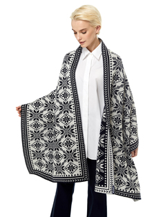 Палантин женский Scandica Stars темно-синий