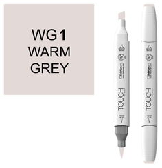 Маркер двусторонний Touch Brush WG1 Тёплый серый серый