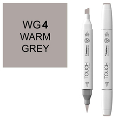 Маркер двусторонний Touch Brush WG4 Тёплый серый серый