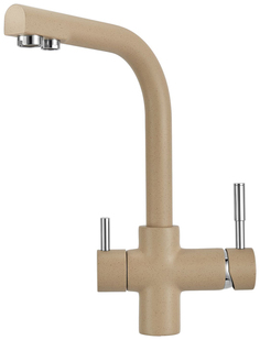 Смеситель для кухонной мойки Granula GR-2015 песок