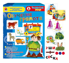 Семейная настольная игра Радуга Обучение грамоте