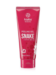 Пилинг гель Asiakiss, со змеиным ядом, snake peeling gel, 180мл