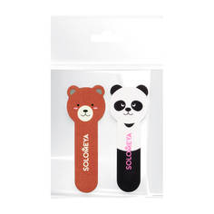 Набор пилок для ногтей Solomeya Little Bear 180/220 Little Panda Shiner 400/3000