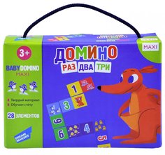 Игра детская настольная Домино раз два три Dream Makers