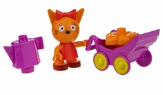 Конструктор 1TOY Три Кота Карамелька с цветочком
