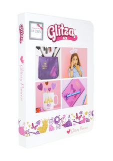 Тату Glitza Art LUKKY Deluxe Блестящая принцесса в коробке-книге