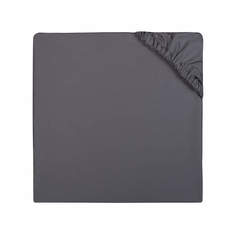 Простыня на резинке BELLEHOME Graphite 400 ТС, 90х200х20