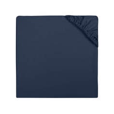 Простыня на резинке BELLEHOME Navy 400 ТС, 160х200х20