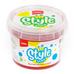 Style Slime блестящий Красный с ароматом клубники, 120 мл LORI