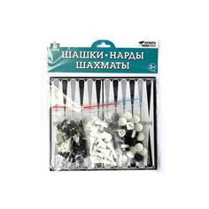 Игра настольная Десятое Королевство Шашки-Нарды-Шахматы 04026/ДK