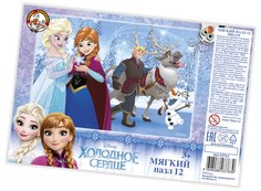 Пазлы мягкие Десятое Королевство Холодное сердце 12 элементов