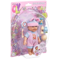 Игровой набор Bondibon Пупс OLY со звуком, мальчик, 15 см