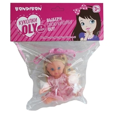 Игровой набор Bondibon Куколка OLY с собачкой, 13 см