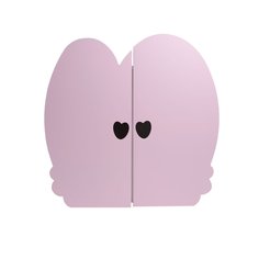 Кукольный шкаф PAREMO Мини, цвет нежно-розовый