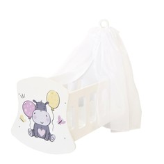 Люлька PAREMO Мимими Крошка Дори Мини, с балдахином