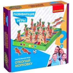 Настольная игра Bondibon развивающая "Откопай морковку"