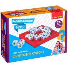 Настольная игра Bondibon развивающая "Фруктовое судоку"