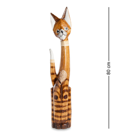 Статуэтка "Кошка" 80 см (албезия, о.Бали) Decor and Gift