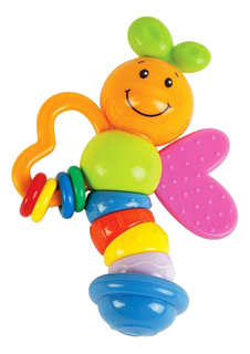 Прорезыватель-погремушка Жирафики Бабочка Мия