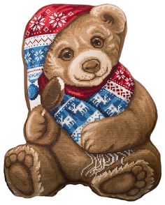 Набор для вышивания крестом PANNA Мой Медвежонок PD-1877 34x43 см
