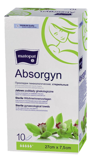 Прокладки гигиенические Matopat Absorgyn 27 x 7,5 cм 10 шт.