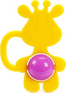 Прорезыватель-погремушка силиконовый Жирафик 939620 Жирафики