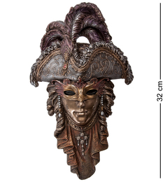 Венецианская маска "Треуголка" Veronese WS-322