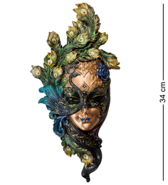 Венецианская маска "Павлин" Veronese WS-307