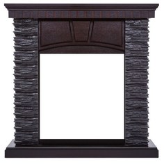 Классический портал для камина Electrolux Porto Classic сланец Черный/шпон Венге