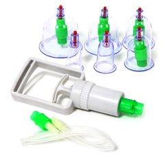 Вакуумные банки YS Lab YS-0006 с вакууматором с магнитами 6 шт. уп