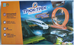 Автотрек 1TOY Трюк-трек Экстрим-парк, трек + 1 машинка + 1 аксессуар