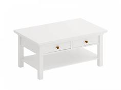 Стол журнальный Reina с выдвижными ящиками Белый ОГОГО Обстановочка! reina_stol_jur_white