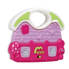 Развивающая игрушка Pituso Музыкальный дом розовый