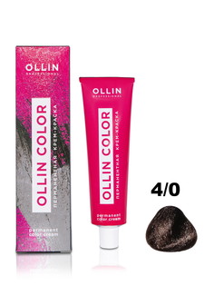 Крем-краска OLLIN PROFESSIONAL OLLIN COLOR для волос 4/0 шатен 100 мл