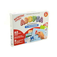 Игра магнитная Азбука магнитная с заданиями Десятое Королевство