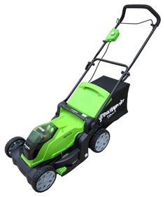 Аккумуляторная газонокосилка GreenWorks G-MAX 40V