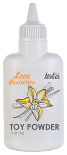 Пудра для ухода за секс-игрушками Lola Toys Love Protection с ароматом ванили 30 г