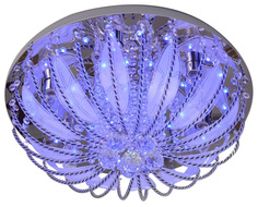 Потолочный светильник Escada 306R/5PL E14*40W+LED Chrome