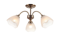Потолочный светильник Escada 1101/3P E27*60W Brass
